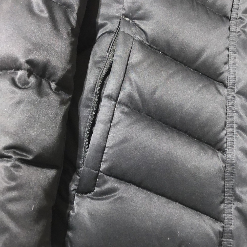 Eddie Bauer goose down jacket Black M - Picture 3 of 11